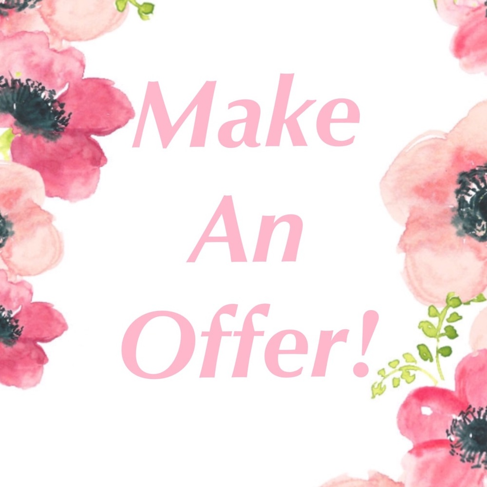 🎀Think the Price is too High? Make An Offer!!